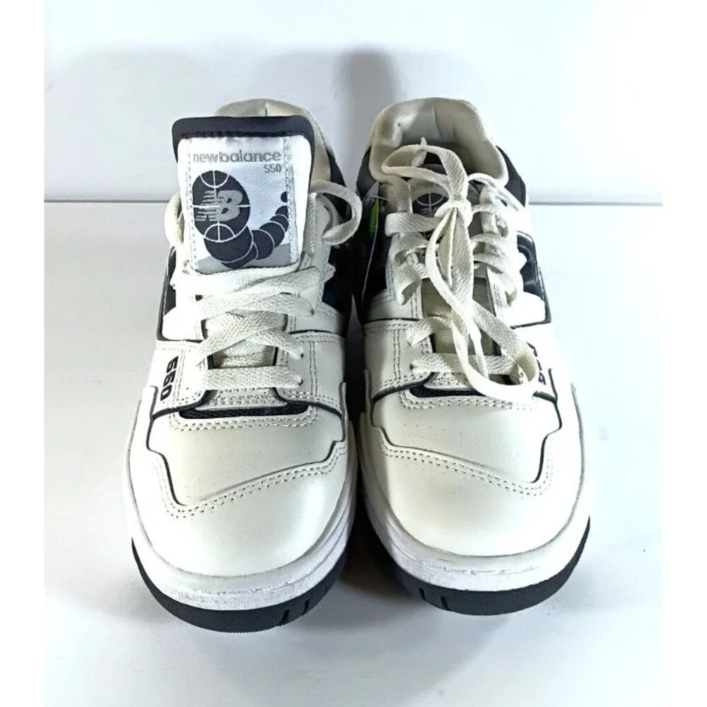 New Balance 550 Sea Salt Magnet BBW550BH Women 6.5 Wide NWT Leather Sneakers